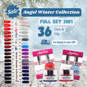 Angel Winter Collection 36 Colors 3in1 Powder + Gel Duo - Angelina Nail Supply NYC
