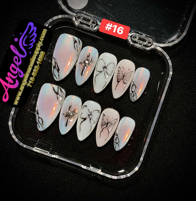 Angelina Handmade Custom Press-On | 001-029 - Angelina Nail Supply NYC