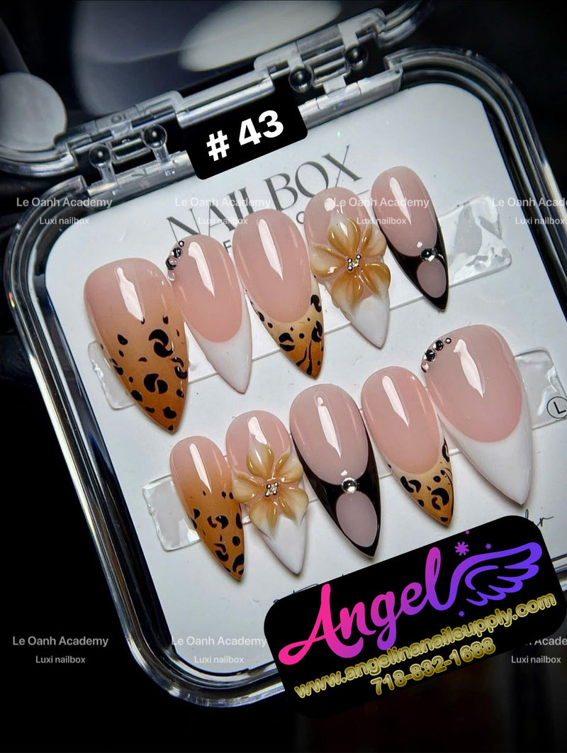 Angelina Handmade Custom Press-On | 030-059 - Angelina Nail Supply NYC