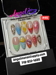 Angelina Handmade Custom Press-On | 030-059 - Angelina Nail Supply NYC