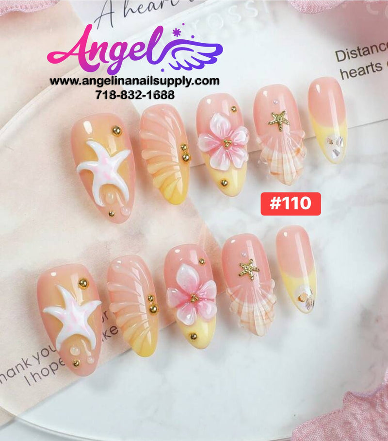 Angelina Handmade Custom Press-On | 090-119 - Angelina Nail Supply NYC