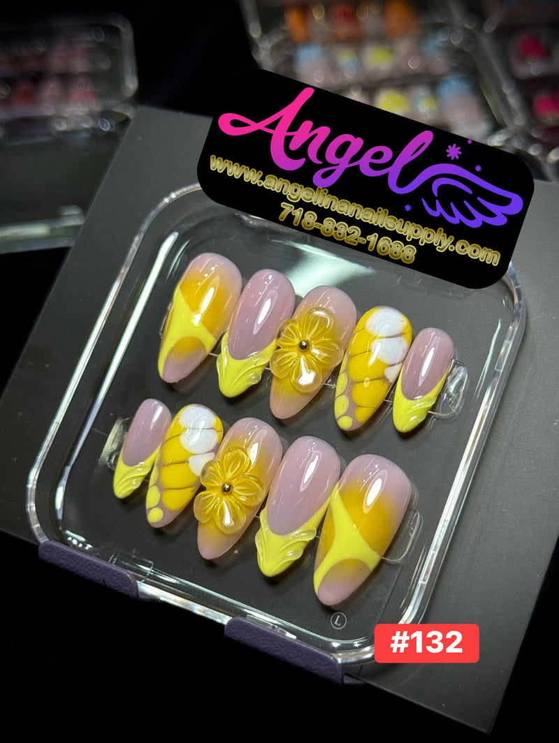 Angelina Handmade Custom Press-On | 120-149 - Angelina Nail Supply NYC