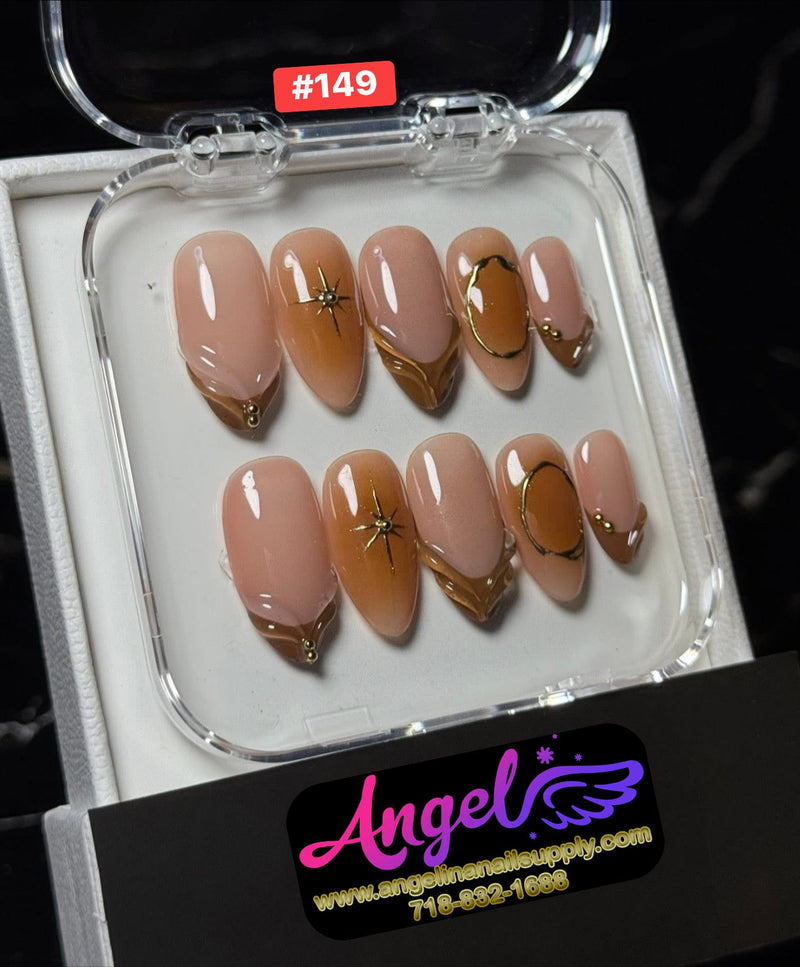 Angelina Handmade Custom Press-On | 120-149 - Angelina Nail Supply NYC