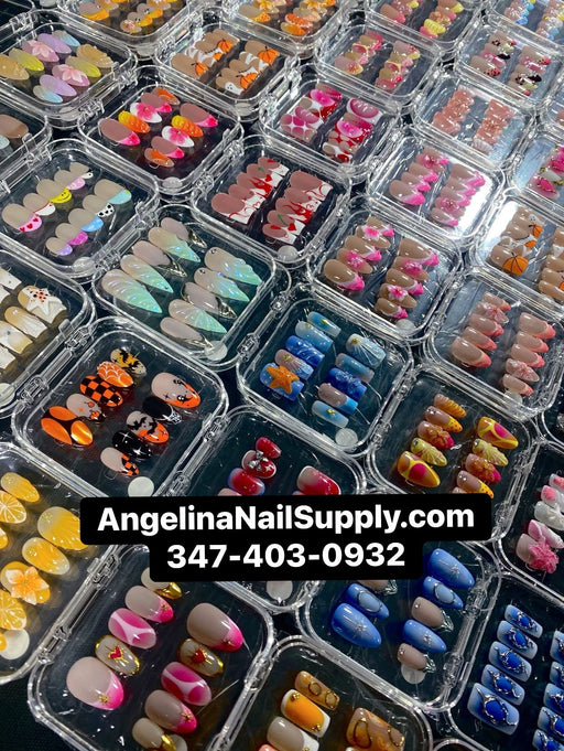 Angelina Handmade Custom Press-On | 150-179 - Angelina Nail Supply NYC