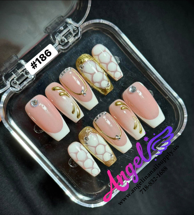 Angelina Handmade Custom Press-On | 180-209 - Angelina Nail Supply NYC