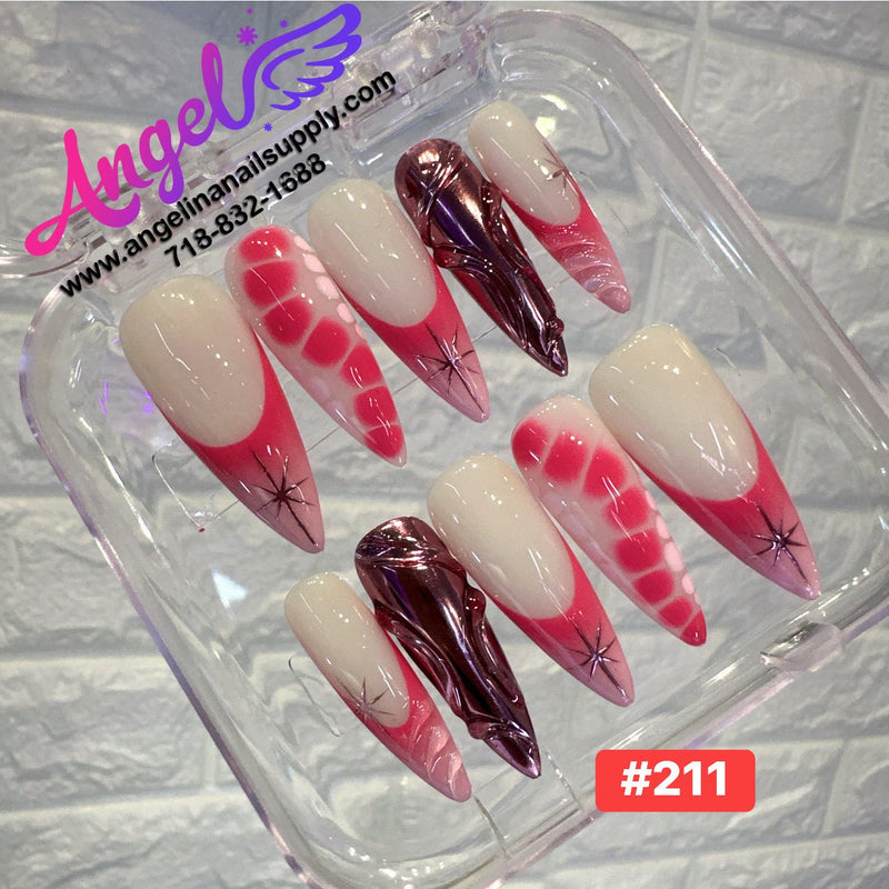 Angelina Handmade Custom Press-On | 210-239 - Angelina Nail Supply NYC