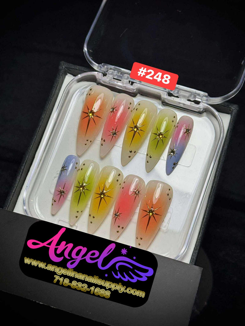 Angelina Handmade Custom Press-On | 240-269 - Angelina Nail Supply NYC