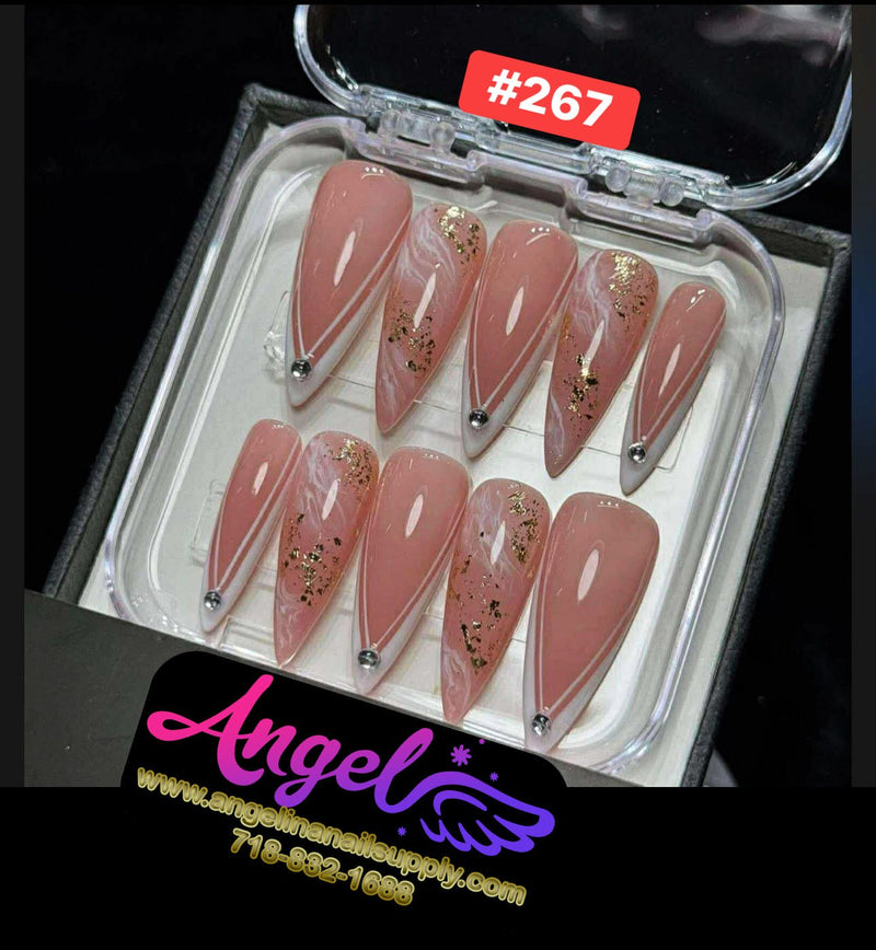 Angelina Handmade Custom Press-On | 240-269 - Angelina Nail Supply NYC