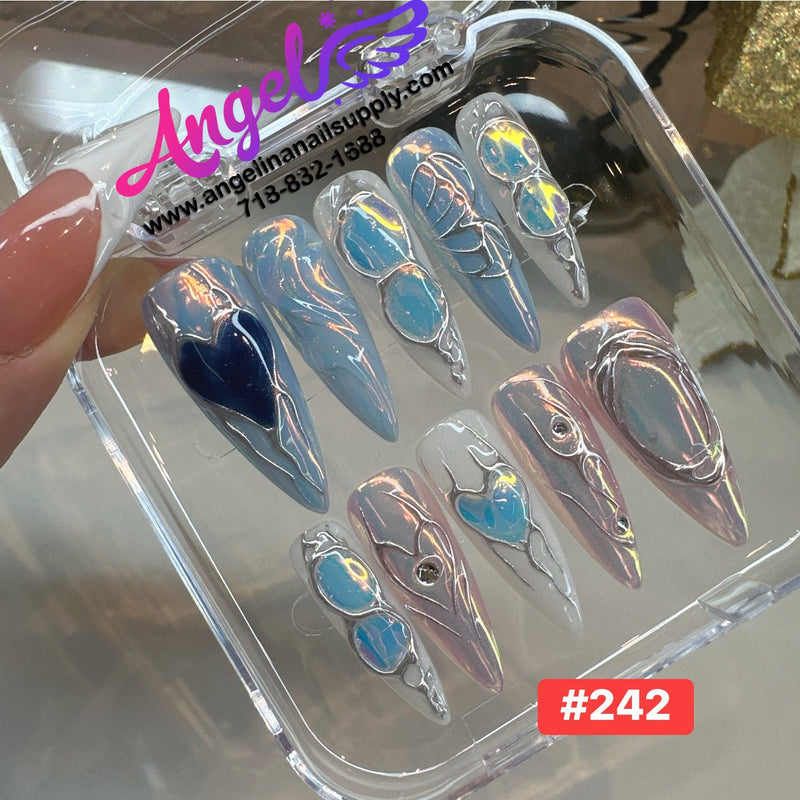 Angelina Handmade Custom Press-On | 240-269 - Angelina Nail Supply NYC