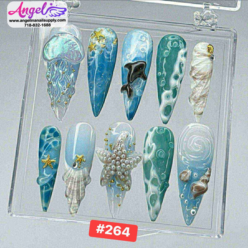 Angelina Handmade Custom Press-On | 240-269 - Angelina Nail Supply NYC