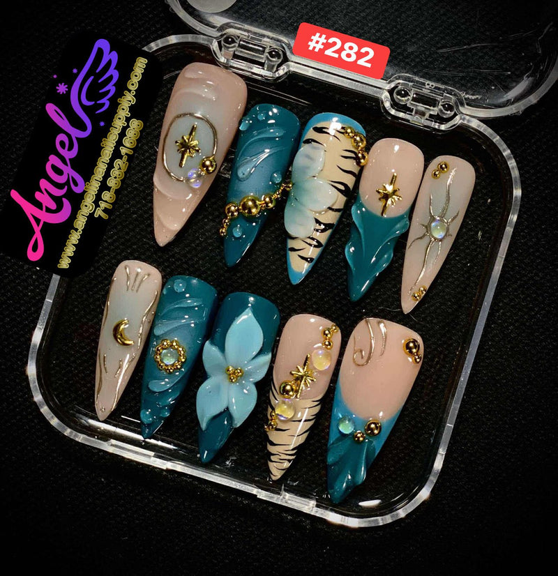 Angelina Handmade Custom Press-On | 270-299 - Angelina Nail Supply NYC