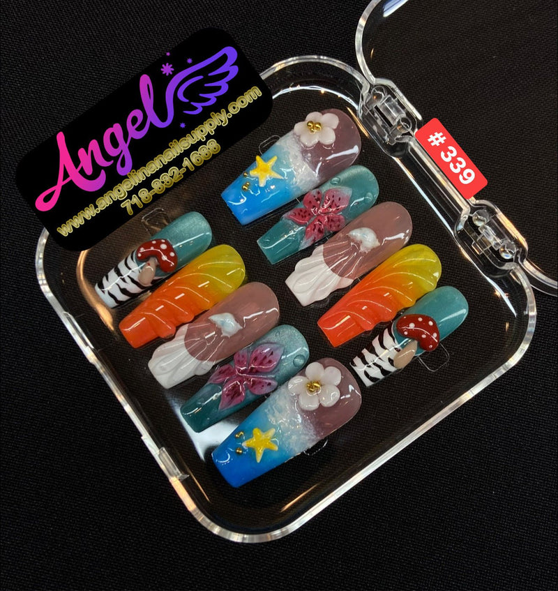 Angelina Handmade Custom Press-On | 330-359 - Angelina Nail Supply NYC