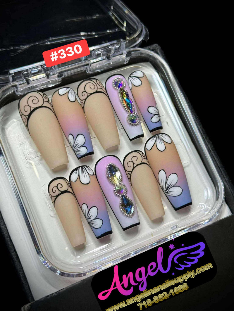 Angelina Handmade Custom Press-On | 330-359 - Angelina Nail Supply NYC