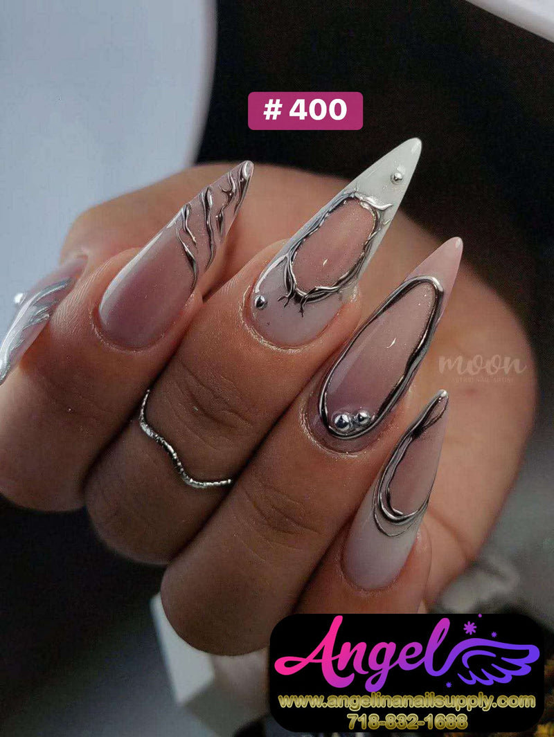 Angelina Handmade Custom Press-On | 390-419 - Angelina Nail Supply NYC