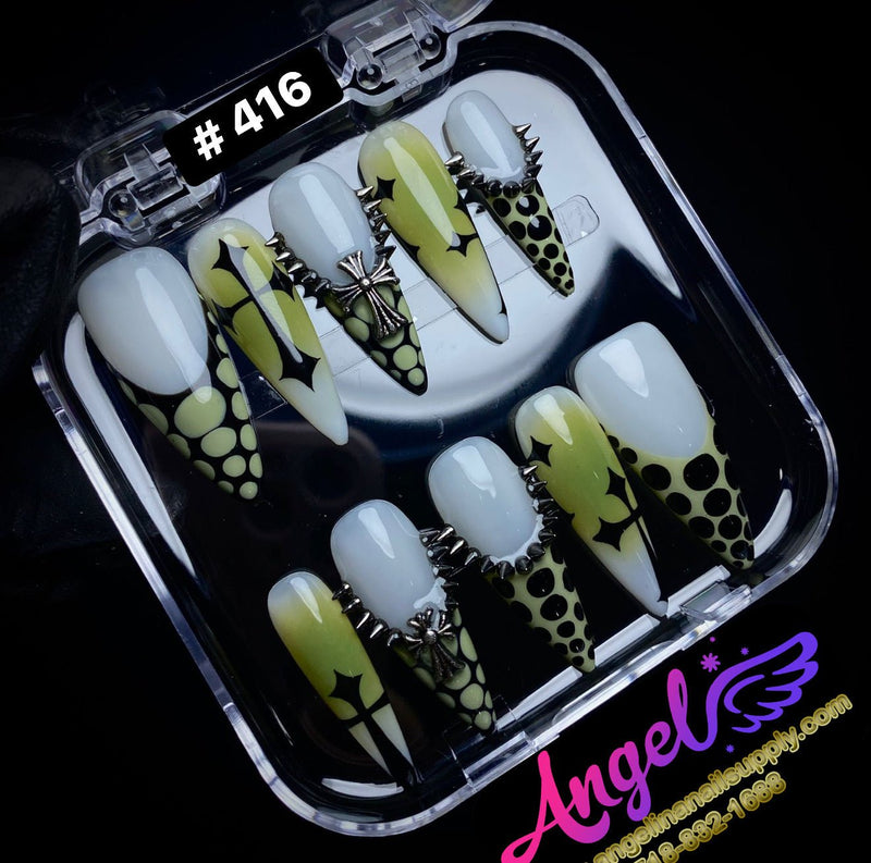 Angelina Handmade Custom Press-On | 390-419 - Angelina Nail Supply NYC