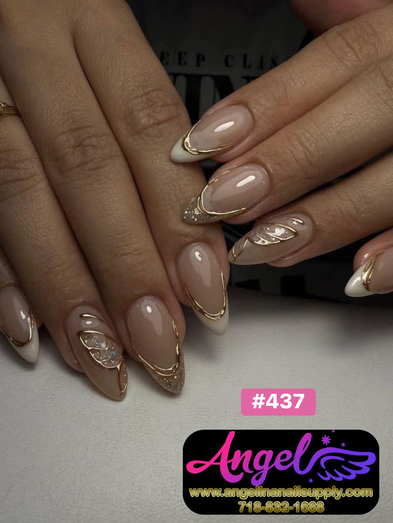 Angelina Handmade Custom Press-On | 420-449 - Angelina Nail Supply NYC