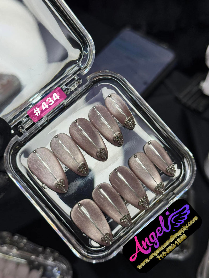 Angelina Handmade Custom Press-On | 420-449 - Angelina Nail Supply NYC