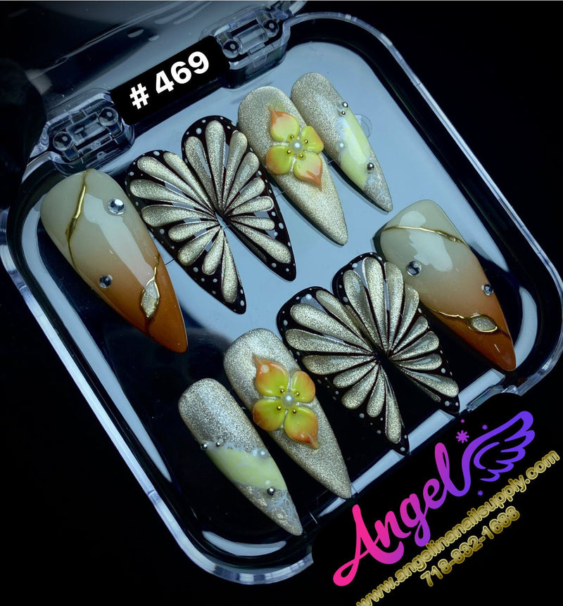 Angelina Handmade Custom Press-On | 450-479 - Angelina Nail Supply NYC