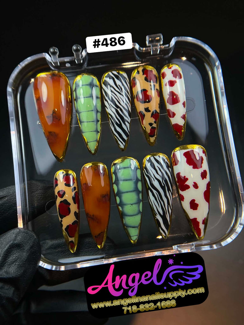 Angelina Handmade Custom Press-On | 480-509 - Angelina Nail Supply NYC