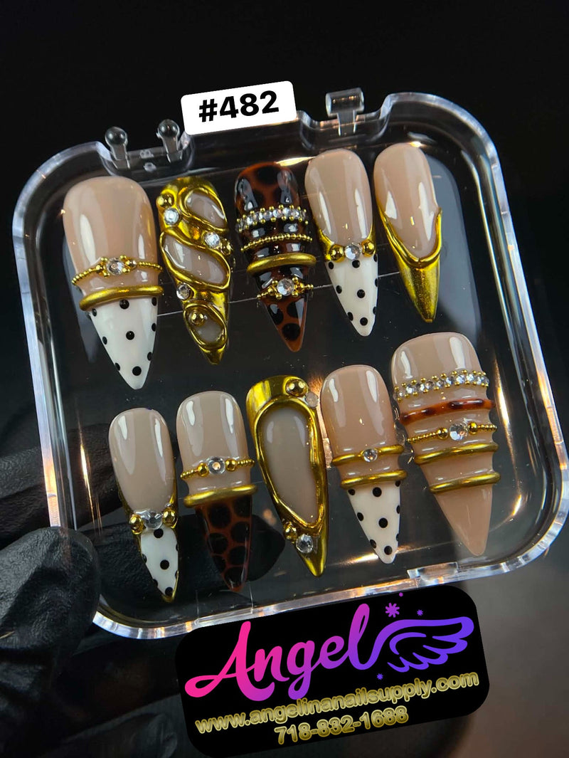 Angelina Handmade Custom Press-On | 480-509 - Angelina Nail Supply NYC