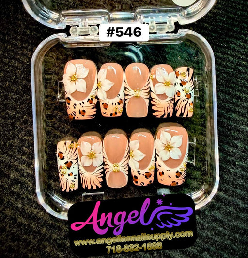 Angelina Handmade Custom Press-On 546 - Angelina Nail Supply NYC