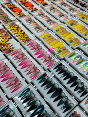 Angelina Handmade Custom Press-On | Long Nail Design 001-029 - Angelina Nail Supply NYC