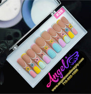 Angelina Handmade Custom Press-On | Long Nail Design 030-059 - Angelina Nail Supply NYC