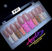 Angelina Handmade Custom Press-On | Long Nail Design 060-089 - Angelina Nail Supply NYC