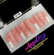 Angelina Handmade Custom Press-On | Long Nail Design 060-089 - Angelina Nail Supply NYC