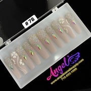 Angelina Handmade Custom Press-On | Long Nail Design 060-089 - Angelina Nail Supply NYC