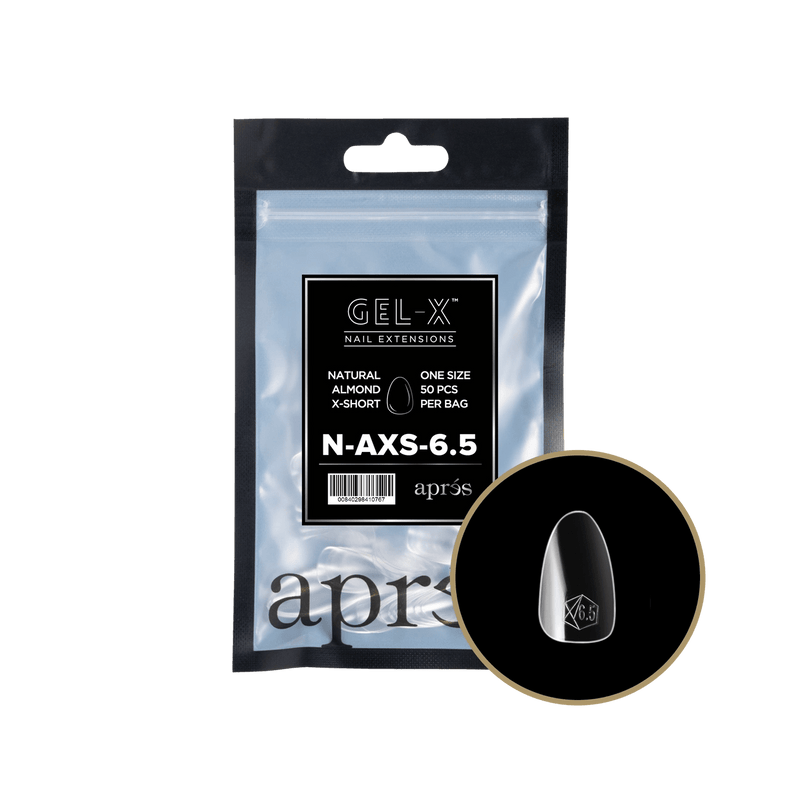 Aprés Gel-X® Natural Almond Extra Short Refill Bag (50pcs/pack) - Angelina Nail Supply NYC