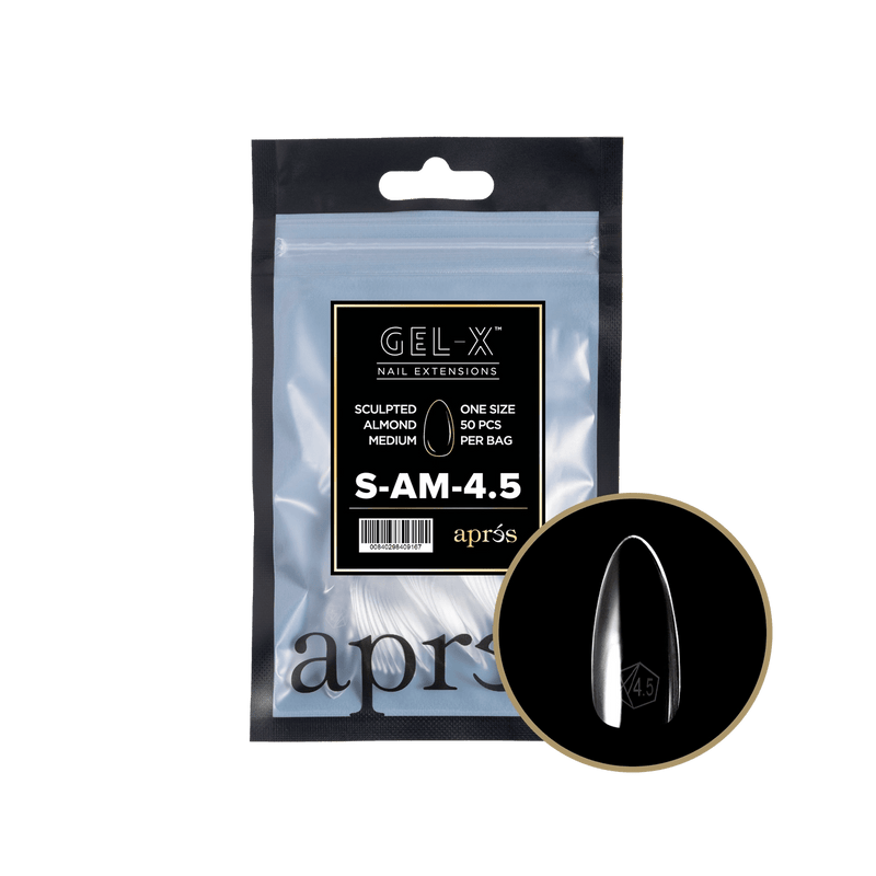 Aprés Gel-X® Sculpted Almond Medium Refill Bag (50pcs/pack) - Angelina Nail Supply NYC