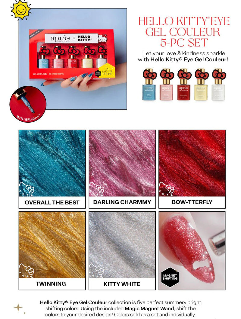 Aprés Hello Kitty® Eye Gel Couleur - Angelina Nail Supply NYC
