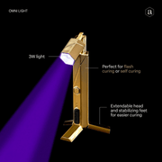 Aprés Omni Light – Portable Flash Cure Wand & Stand (3W) - Angelina Nail Supply NYC