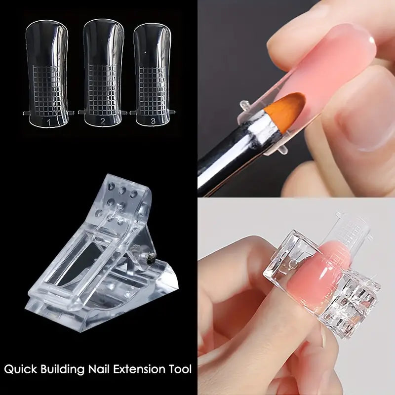 Crystal Nail Extension Mold Clip Clamp