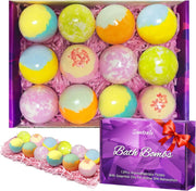 Bath Bombs Set 12 Fragrances - Angelina Nail Supply NYC