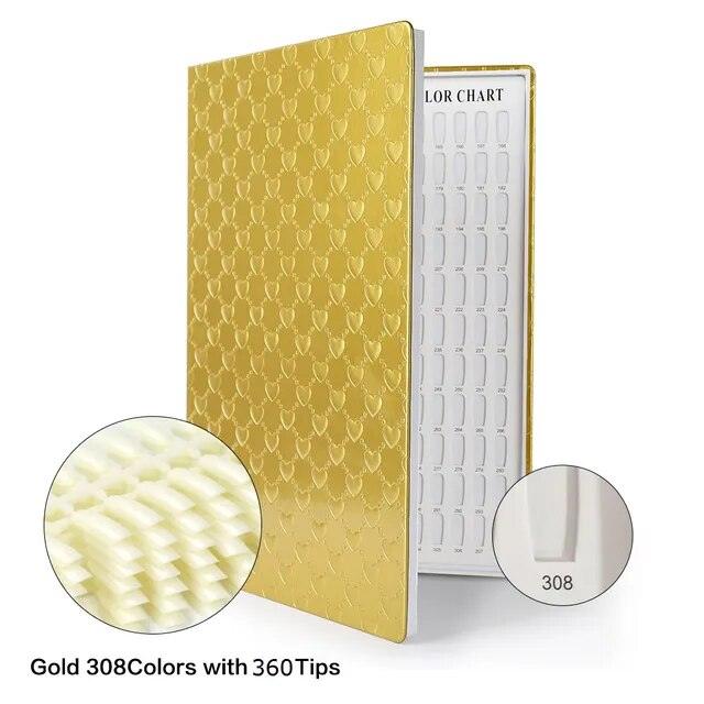 Color Chart Book for Display Gel, Polish & Powder Color - Angelina Nail Supply NYC