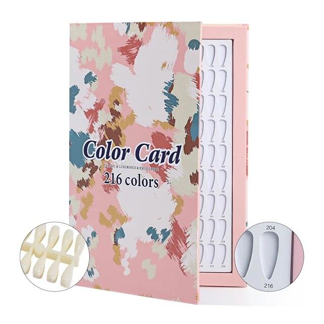 Color Chart Book for Display Gel, Polish & Powder Color - Angelina Nail Supply NYC