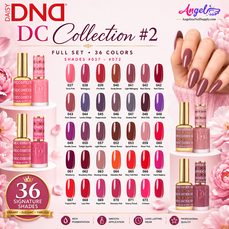 DC2 Collection #2 (Full Set 36 Colors #37 - #72)