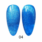 DC 9D Cat Eyes 04 Galactic Sapphire - Angelina Nail Supply NYC