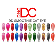 DC 9D Cat Eyes Collection Smoothie Set 12 colors 1 - 12 GEL ONLY - Angelina Nail Supply NYC