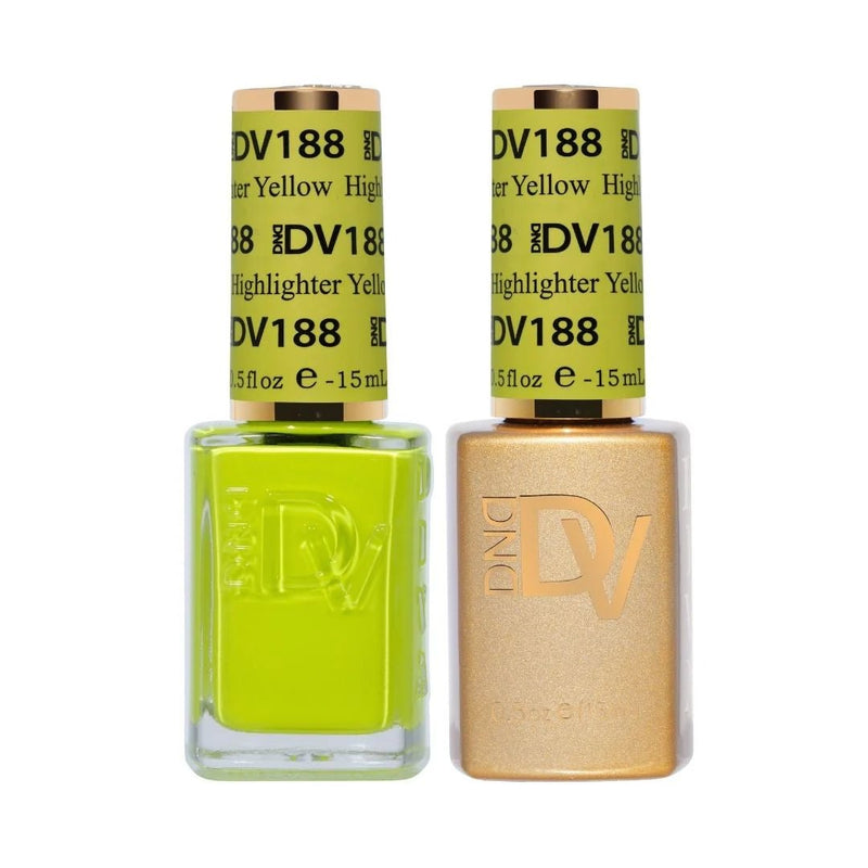 DIVA Duo DV188 Highlighter Yellow - Angelina Nail Supply NYC
