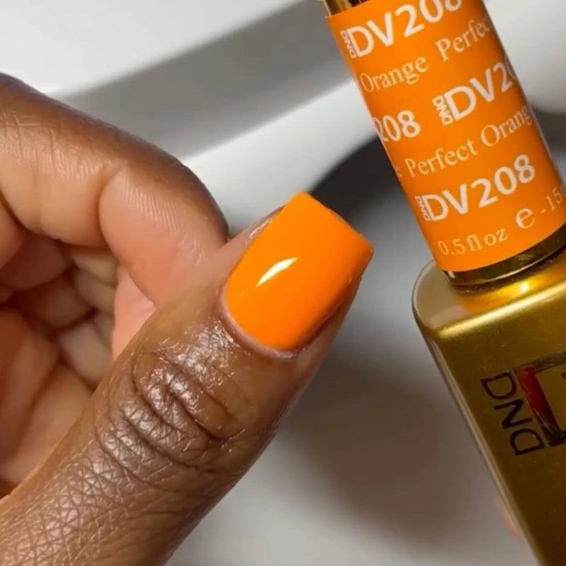 DIVA Duo DV208 Perfect Orange - Angelina Nail Supply NYC
