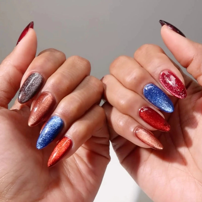 DND 9D Cat Eyes 33 Wild Cat Red - Angelina Nail Supply NYC