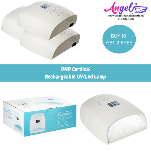 DND Cordless – Rechargeable UV/Led Lamp - Angelina Nail Supply NYC