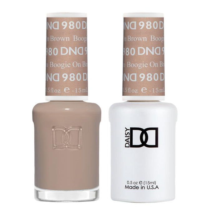 DND GEL 980 Boogie On Brown - Angelina Nail Supply NYC