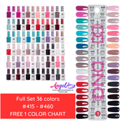 DND1 Collection 1 (Full Set 36 Colors 415 - 455) - Angelina Nail Supply NYC