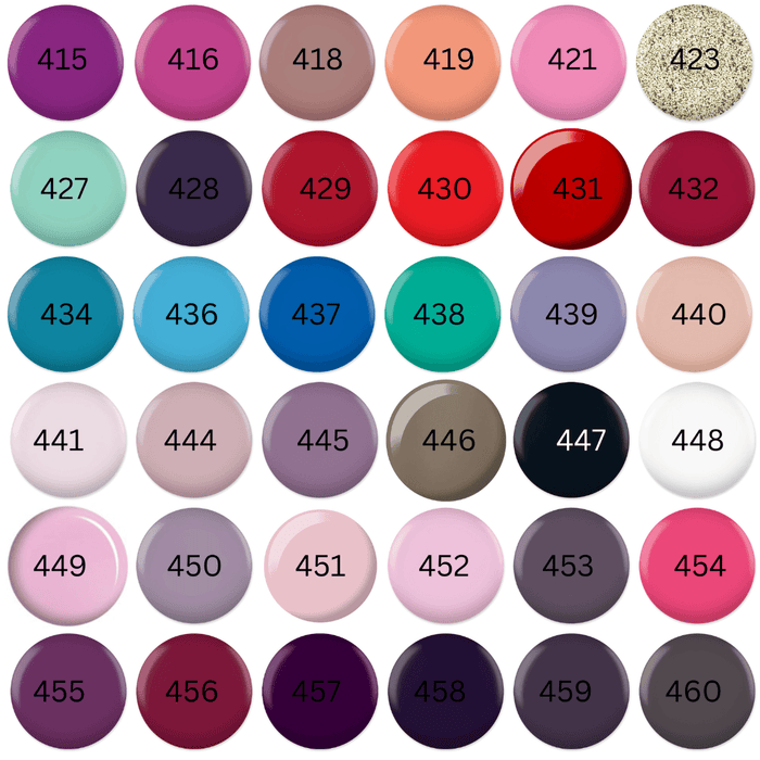 DND1 Collection #1 (Full Set 36 Colors #415 - #455) - Angelina Nail Supply NYC