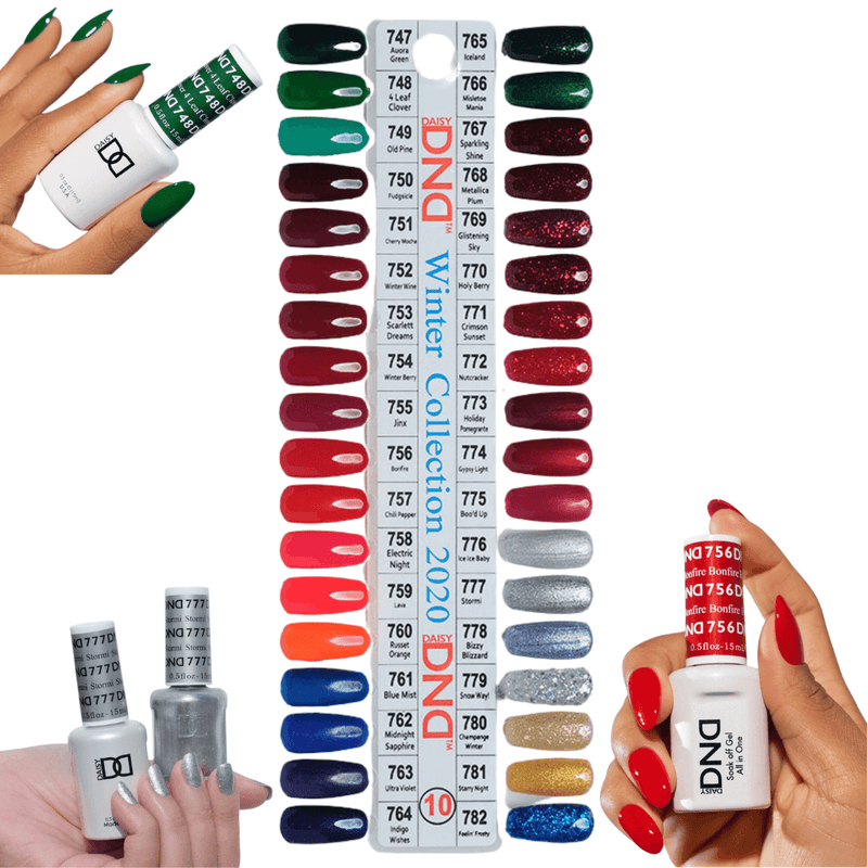 DND10 Collection 10 (Full Set 36 Colors 747 - 782) - Angelina Nail Supply NYC