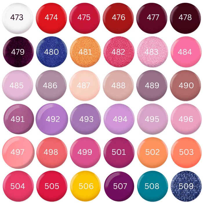 DND3 Collection #3 (Full Set 36 Colors #473 - #491) - Angelina Nail Supply NYC
